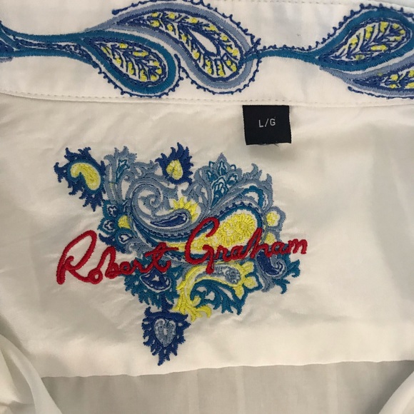 Robert Graham White Shirt - Picture 4 of 8